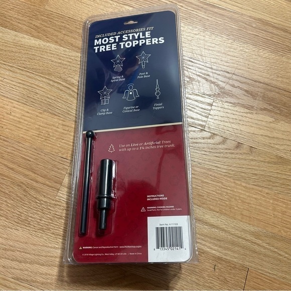 Tree Topper Holder Christmas Tree Decoration NEW Twist On Village Lighting - Picture 3 of 3